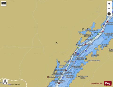 Tennessee River section 11_533_814 depth contour Map - i-Boating App