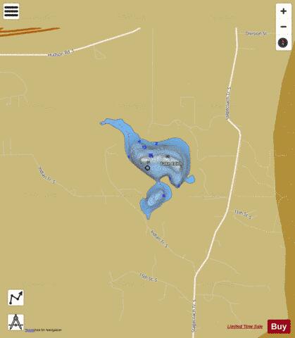 Lake Edith depth contour Map - i-Boating App