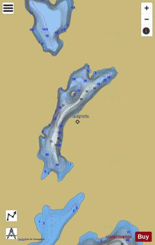 Rocky Lake depth contour Map - i-Boating App