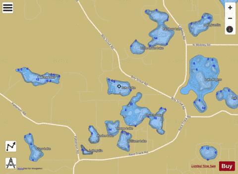 ECHO LAKE depth contour Map - i-Boating App