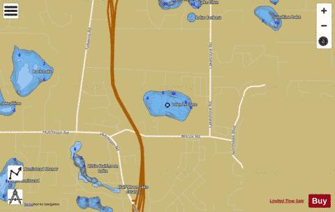 LAKE LECLARE depth contour Map - i-Boating App