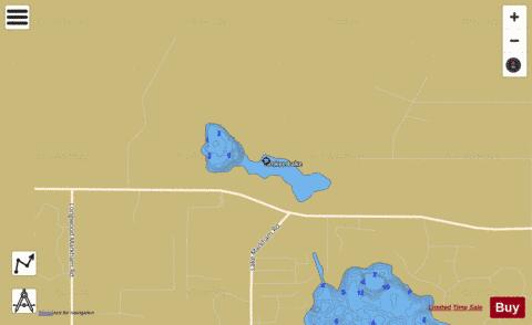YANKEE LAKE depth contour Map - i-Boating App