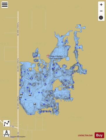 Turkey Creek/Medard Park depth contour Map - i-Boating App