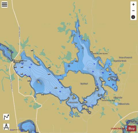 Nelson Lake Marine Chart - Nautical Charts App