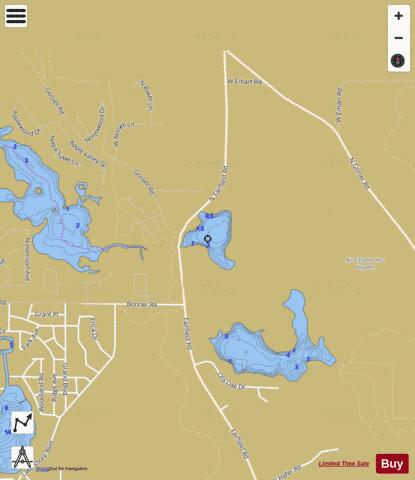 Ozaukee depth contour Map - i-Boating App