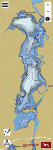 Randall, N, Cemetary L depth contour Map - i-Boating App