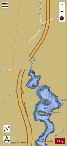 Nottawassepee, Little depth contour Map - i-Boating App