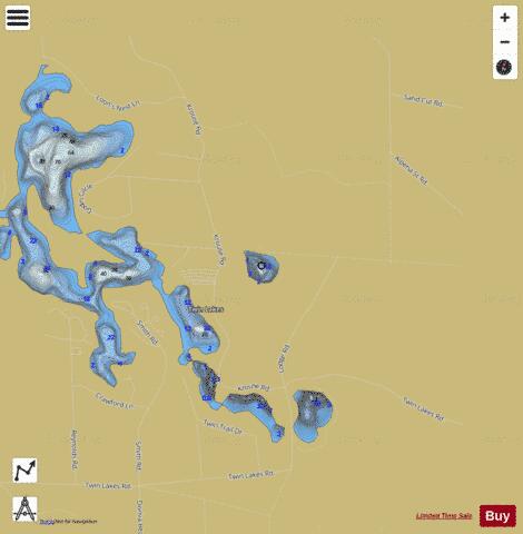 no name depth contour Map - i-Boating App