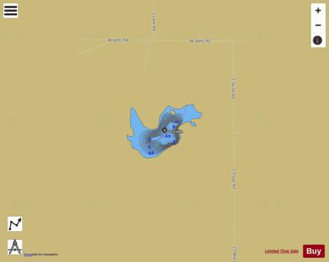 Boaz Lake depth contour Map - i-Boating App