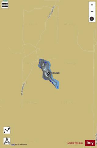 Curtis Lake depth contour Map - i-Boating App