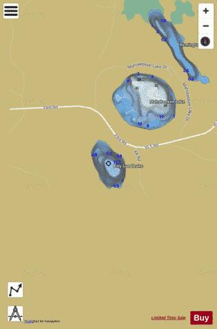 Billy Good Lake depth contour Map - i-Boating App