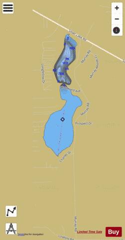 McKane Lake depth contour Map - i-Boating App
