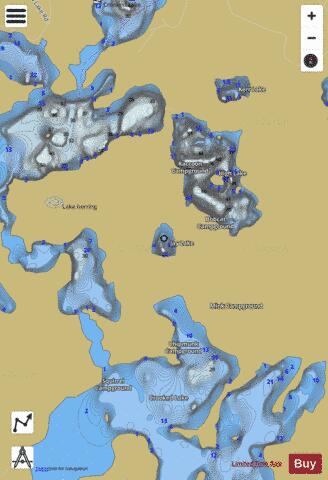 Jay Lake depth contour Map - i-Boating App