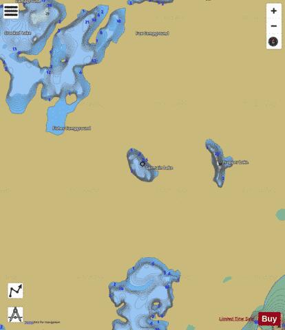 Germain Lake depth contour Map - i-Boating App