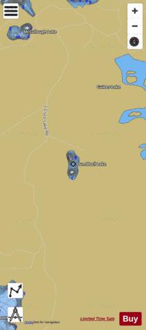 Dumbbell Lake depth contour Map - i-Boating App