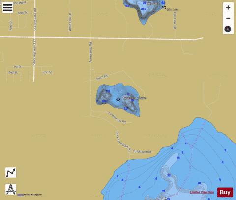 Tonawanda Lake depth contour Map - i-Boating App
