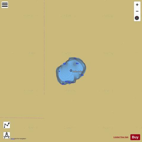 Noble Lake depth contour Map - i-Boating App