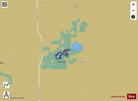 River Lakes depth contour Map - i-Boating App