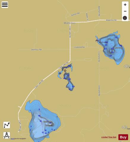US_MI_38_33_A depth contour Map - i-Boating App