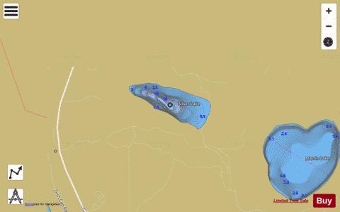 Silver Lake depth contour Map - i-Boating App