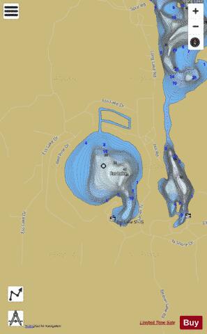 Ess Lake depth contour Map - i-Boating App