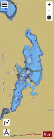 Manuka, Lake depth contour Map - i-Boating App