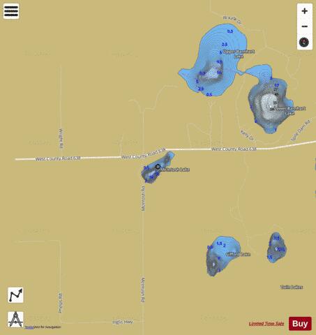 McIntosh Lake depth contour Map - i-Boating App
