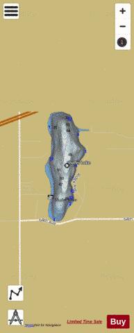 Shafer Lake depth contour Map - i-Boating App