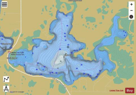 Ripple depth contour Map - i-Boating App