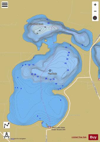 Floyd depth contour Map - i-Boating App