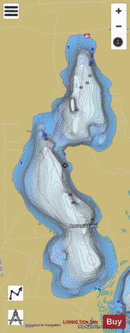 Andrusia depth contour Map - i-Boating App