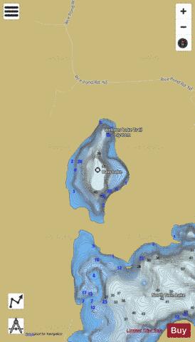 Bass depth contour Map - i-Boating App