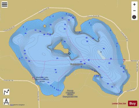 Blackduck depth contour Map - i-Boating App