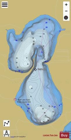 Wolf depth contour Map - i-Boating App