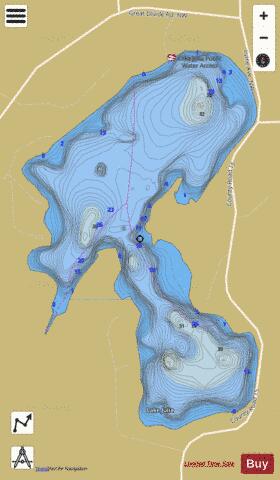 Julia depth contour Map - i-Boating App