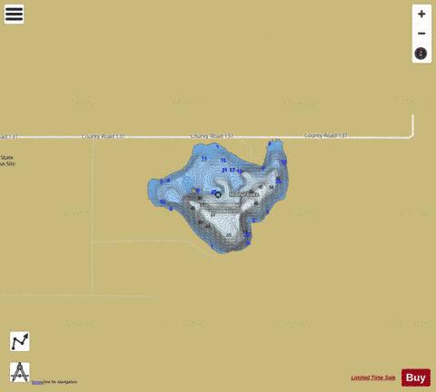 Moose depth contour Map - i-Boating App