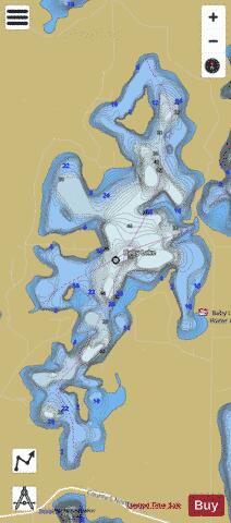 Baby depth contour Map - i-Boating App