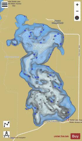 Webb depth contour Map - i-Boating App