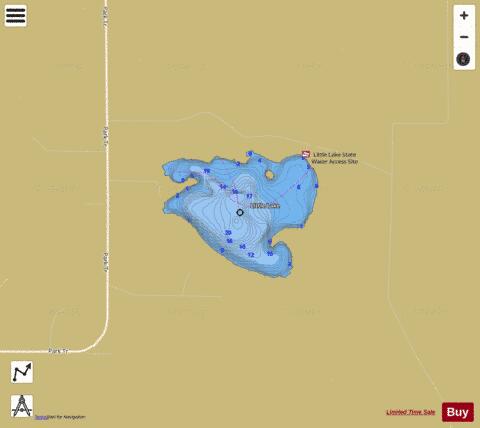 Little depth contour Map - i-Boating App