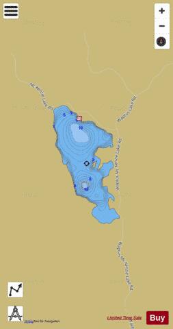 McKenzie depth contour Map - i-Boating App