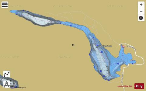 McFarland depth contour Map - i-Boating App