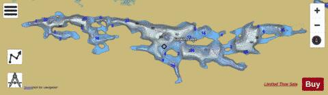 Gaskin depth contour Map - i-Boating App