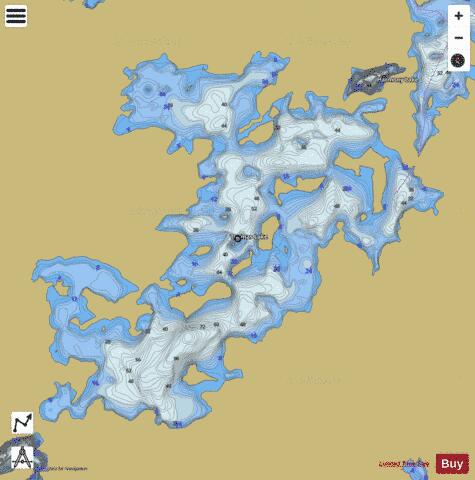 Thomas depth contour Map - i-Boating App