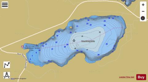 Armstrong depth contour Map - i-Boating App