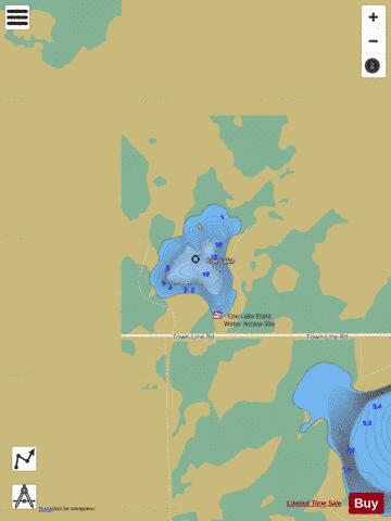 Coe depth contour Map - i-Boating App