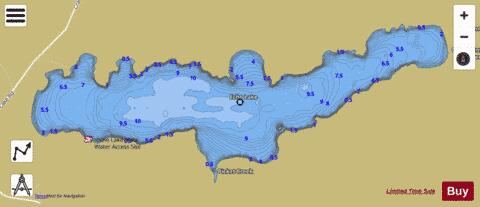Echo depth contour Map - i-Boating App