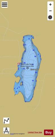 Birch depth contour Map - i-Boating App