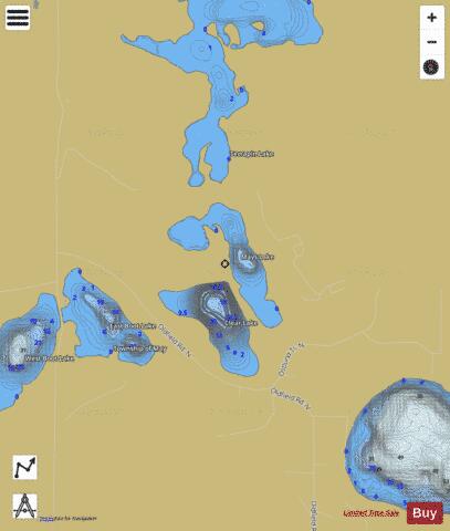 Mays depth contour Map - i-Boating App