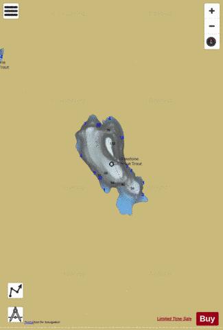 Albino Lake depth contour Map - i-Boating App