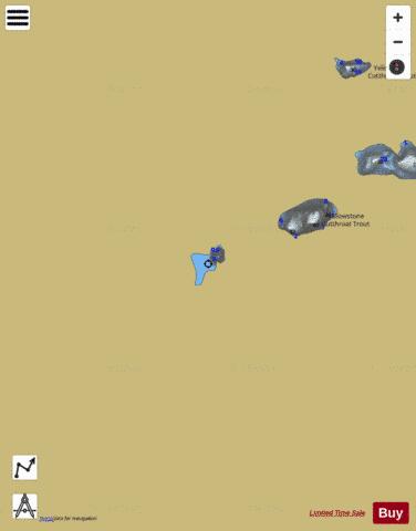 Sundance Mountain Unnamed Lake #1 depth contour Map - i-Boating App